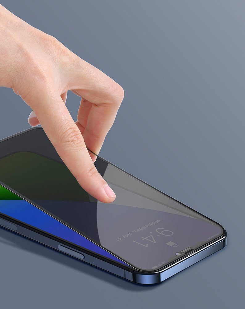  iPhone 12 mini Transparent Anti Spy tempered glass screen protector 