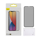 iPhone 12 mini Anti Spy Light tempered glass screen protector with a frame 