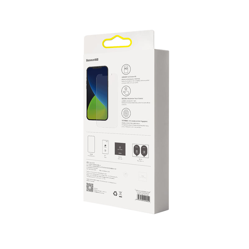 iPhone 12 Pro / iPhone 12 Transparent  2x 0,25 mm frosted tempered glass Screen Protector