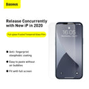 iPhone 12 Pro / iPhone 12 Transparent  2x 0,25 mm frosted tempered glass Screen Protector