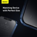 iPhone 12 Pro / iPhone 12 Transparent 2x 0,25 mm frosted tempered glass screen protector