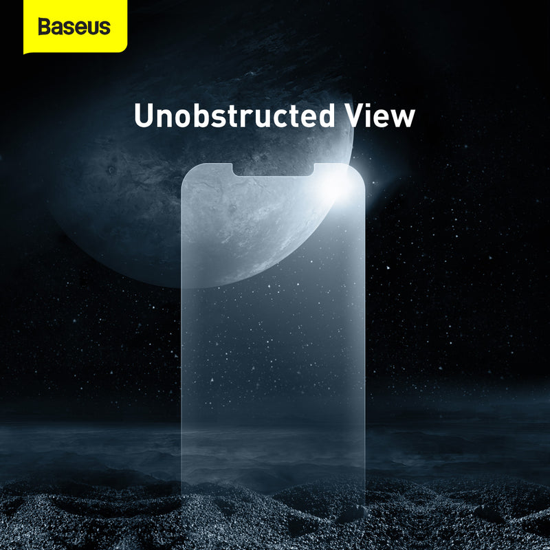 iPhone 12 Pro / iPhone 12 Transparent 2x 0,25 mm frosted tempered glass screen protector