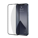 iPhone 12 mini tempered glass screen protector with a frame