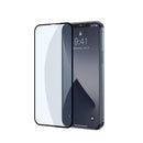  iPhone 12 Pro / iPhone 12 Black 2x Full screen 0,3 mm Anti Blue Light tempered glass with a frame