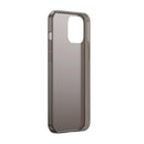 iPhone 12 mini Black Frosted Glass Case Hard case with a flexible frame