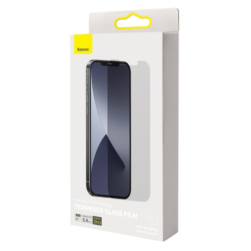 iPhone 12 mini Transparent Anti Spy tempered glass screen protector 