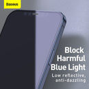  iPhone 12 mini Anti Blue Light tempered glass screen protector with a frame
