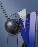 iPhone 12 mini tempered glass screen protector with a frame