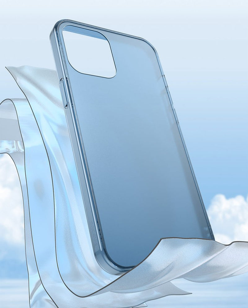 iPhone 12 mini Black Frosted Glass Case Hard case with a flexible frame