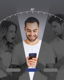 iPhone 12 mini Anti Spy Light tempered glass screen protector with a frame 